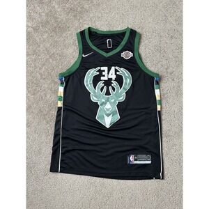 Mens Jersey NBA MILWAUKEE BUCKS #34 Giannis Antetokounmpo Nike, Size 48 L